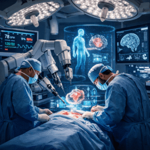 Artificial intelligence assisting surgeons in modern operating rooms