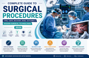 Complete Guide to Surgical Procedures Types, Costs, Recovery, Risks, Outcomes & Modern Surgical Technologies (2026)
